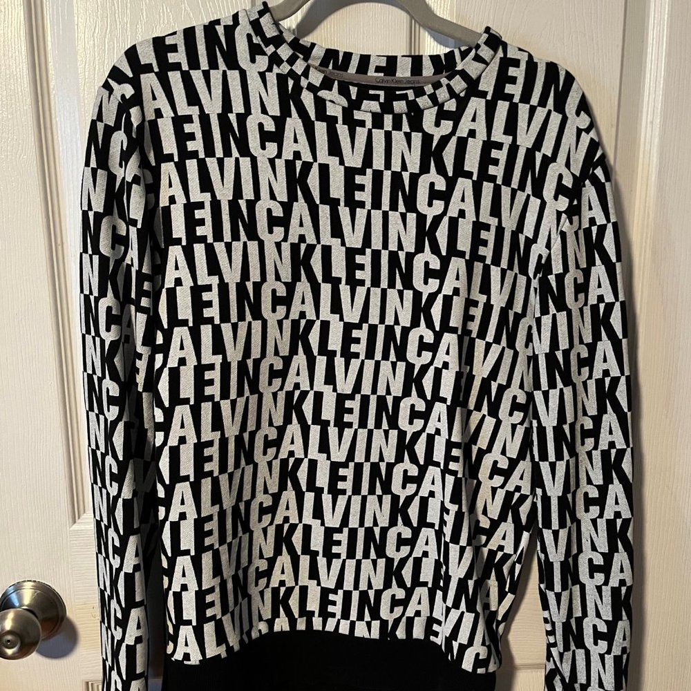 RARE! Calvin Klein Exploded Logo Crewneck - Men's Small